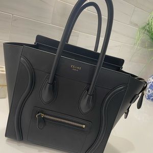Celine micro luggage handbag
